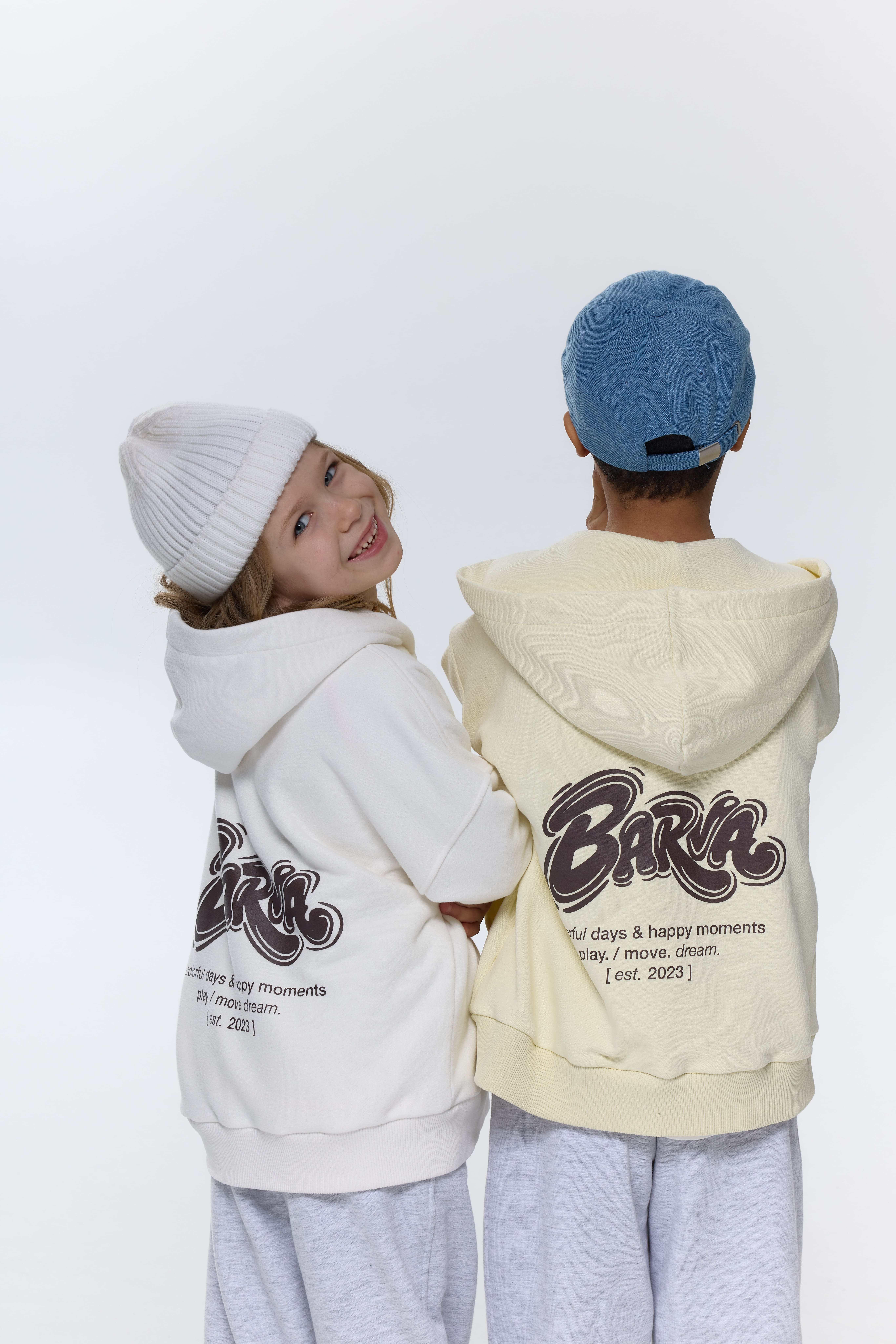 Худі зіп barvà білий unisex 